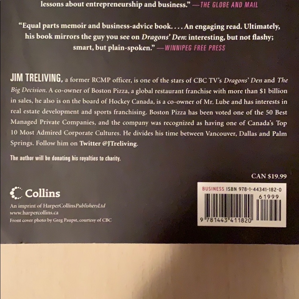 Jim Treliving: Decisions - Picture 3 of 5